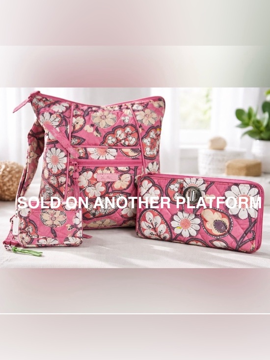 Vera Bradley Handbags - Vera Bradley 3pc Set in BLUSH PINK
